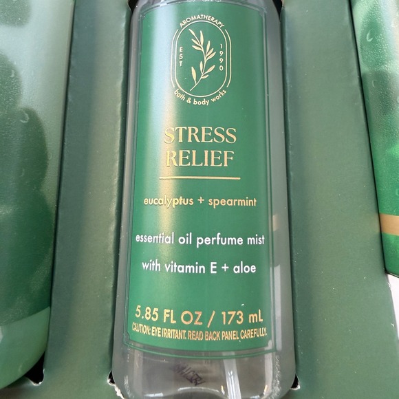 Bath and Body Works Aromatherapy Stress Relief Eucalyptus Spearmint Gift Box Set - Picture 7 of 8